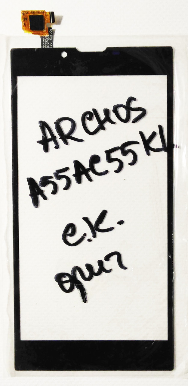 Сенсор (Touchscreen) для Archos A55AC55KL чорний, фото 1