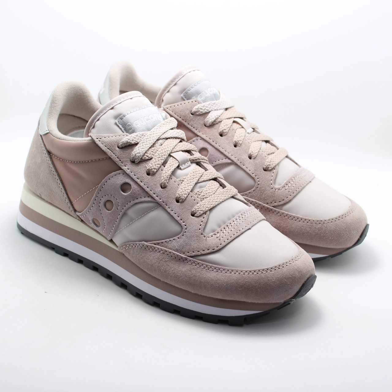 Женские кроссовки Saucony Jazz Original замшевые, розовые - фото 10 - id-p1772859383