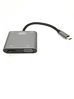 Hub XO HUB001 (TYPE C to HDMI+VGA)