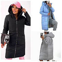 Р. 42 до 52. Куртка на синтепоне женская, утепленная теплая Зимняя курточка модная пальто красивое на синтепон