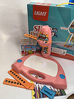 Дитяча дошка для малювання мольберт з проєктором для малювання ХD 10