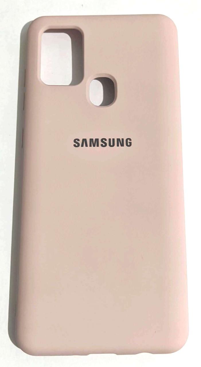 Силіконовий чохол "Original Silicone Case" Samsung A217 / A21S персиковий
