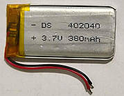 Акумулятор літій-полімерний GD 402040P 380 mAh універсальний