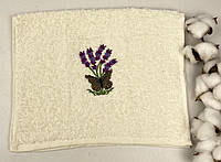 Махровое кухонное полотенце Happy cotton 30х50 Butterfly White