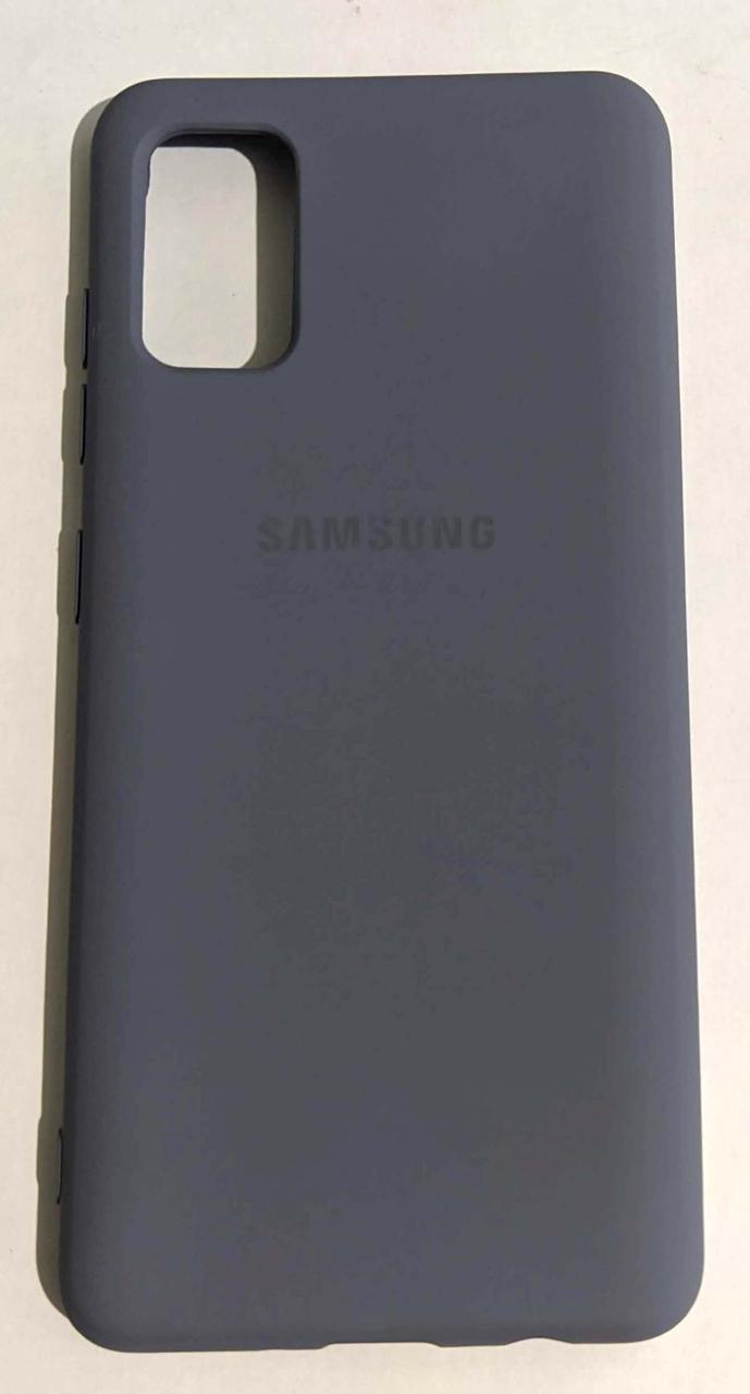 Силіконовий чохол "Original Silicone Case" Samsung A415 / A41 lavender-gray