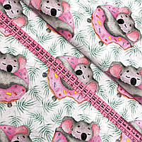 Польська бязь "Коали в пончиках", фото 2