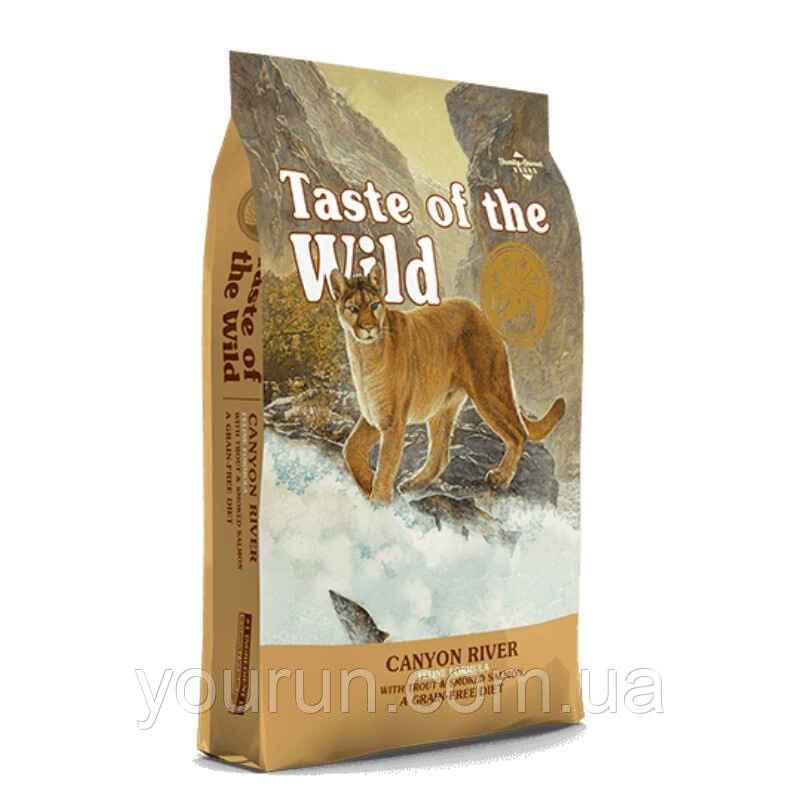 Taste of the Wild (Тейст оф зеВайлд) Canyon River Feline Formula — Сухий корм для кішок (форель/лосось) 6.6кг