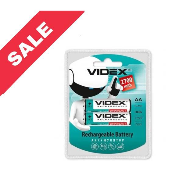 Батарейка Videx AA 2700 mAh 2шт Ni-MH