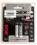 Батарейка Videx AAA 800 mAh 2шт Ni-MH, фото 3