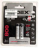 Батарейка Videx AAA 800 mAh 2шт Ni-MH, фото 4