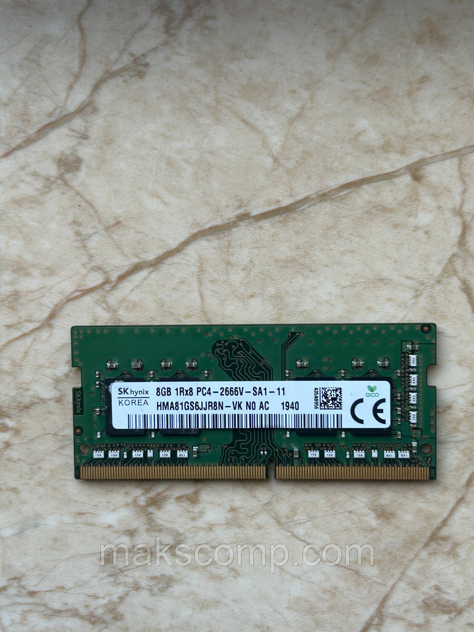 Пам'ять Hynix 8Gb PC4-2666V (HMA81GS6JJR8N-VK) So-Dimm