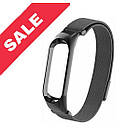 Металевий ремінець для фітнес браслета Mi Band 3 Black