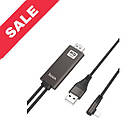 Кабель "Hoco" UA14 Lighting/HDMI, 2м Black