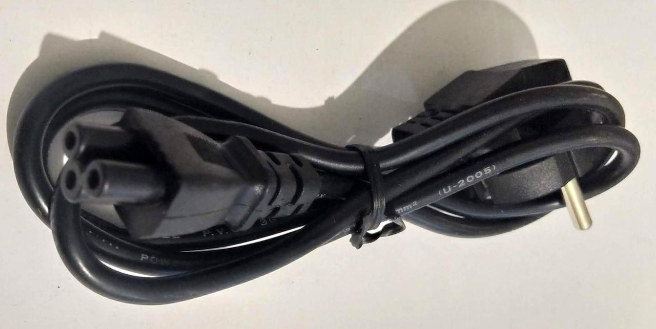 Кабель для блоку живлення для ноутбука IEC C5 Мікі Маус Black, фото 1