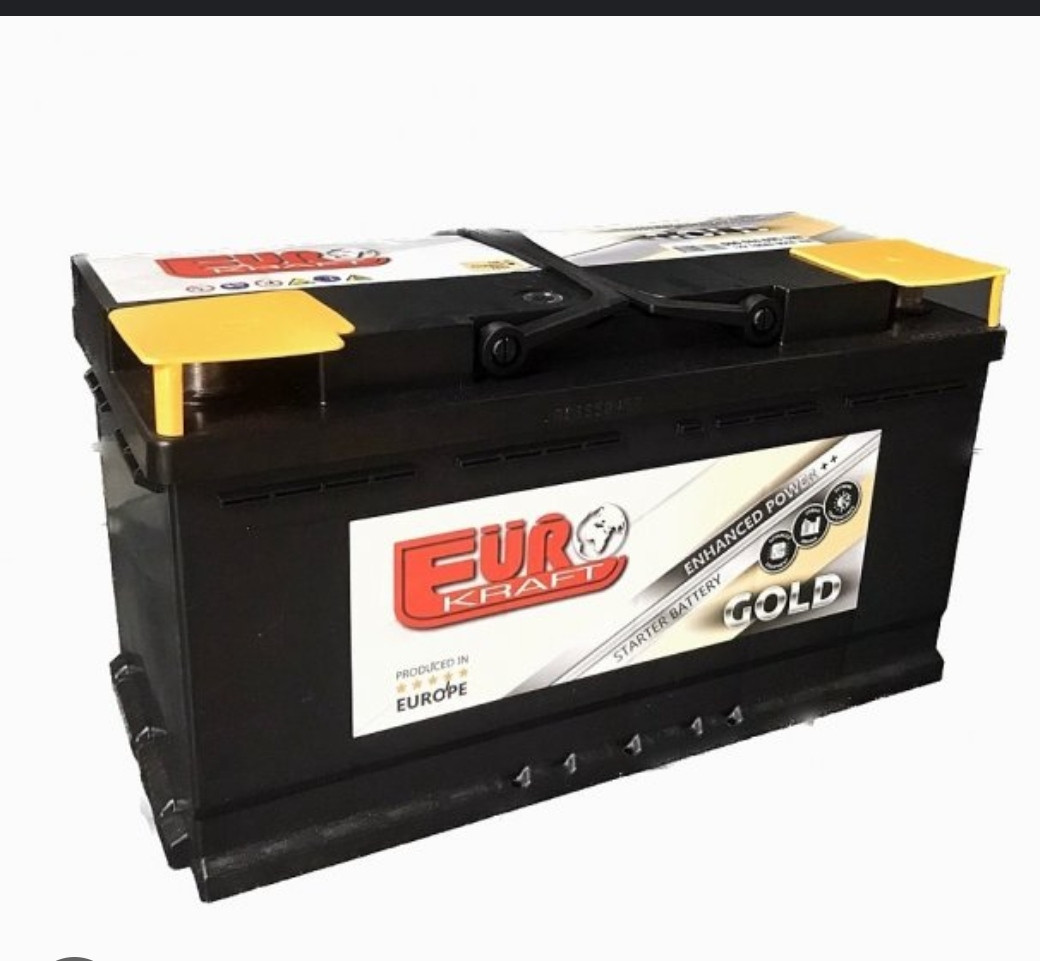 Автомобильный Аккумулятор EUROKRAFT GOLD 105Ah 1000А R+ (правий ...
