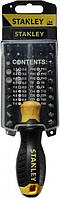 Викрутка зі змінними насадками HEX 1/4" STANLEY компл. 34 шт. STHT0-70885