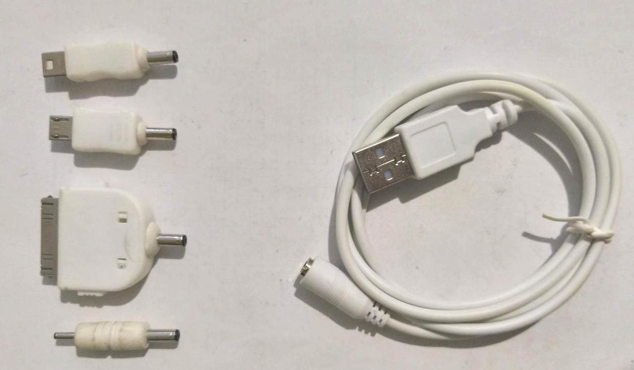 Кабель USB-для перехідників White, фото 1