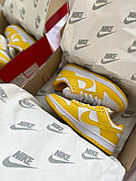 Жіночі кроссівки модні Nike Dunk Low Yellow. Кросси жіночі Найк Данк., фото 3