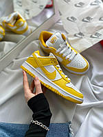 Жіночі кроссівки модні Nike Dunk Low Yellow. Кросси жіночі Найк Данк., фото 4