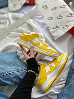 Жіночі кроссівки модні Nike Dunk Low Yellow. Кросси жіночі Найк Данк., фото 6