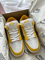 Жіночі кроссівки модні Nike Dunk Low Yellow. Кросси жіночі Найк Данк., фото 9