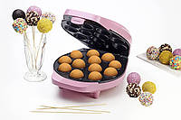 Bestron Retro Cake Pop Maker, антипригарное покрытие 700 Вт, розовый