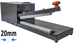 Настільний зварювач постійного нагріву 20х300мм Надійний пайовик реторт пакетів ПР-300 Єврошов 20 мм