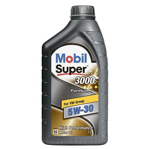 Олива моторна Super 3000 x1 Formula V 5W-30 Mobil - 1 л