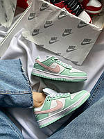 Стильні жіночі кроссівки Nike SB Dunk Low Barely Green. Класні кросси жіночі Найк СБ Данк., фото 9
