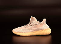 Кросівки жіночі пудрові літні Adidas Yeezy Boost 350 V2 Synth. Легкі кросівки жіночі Адідас Ізі 350, фото 4