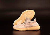 Кросівки жіночі пудрові літні Adidas Yeezy Boost 350 V2 Synth. Легкі кросівки жіночі Адідас Ізі 350, фото 5