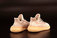 Кросівки жіночі пудрові літні Adidas Yeezy Boost 350 V2 Synth. Легкі кросівки жіночі Адідас Ізі 350, фото 7