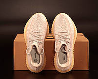 Кросівки жіночі пудрові літні Adidas Yeezy Boost 350 V2 Synth. Легкі кросівки жіночі Адідас Ізі 350, фото 8
