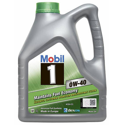 Олива моторна 1 ESP X3 0W-40 Mobil - 4 л, фото 1