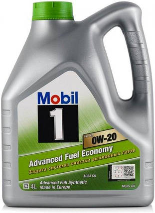 Олива моторна 1 ESP X2 0W-20 Mobil - 4 л, фото 1
