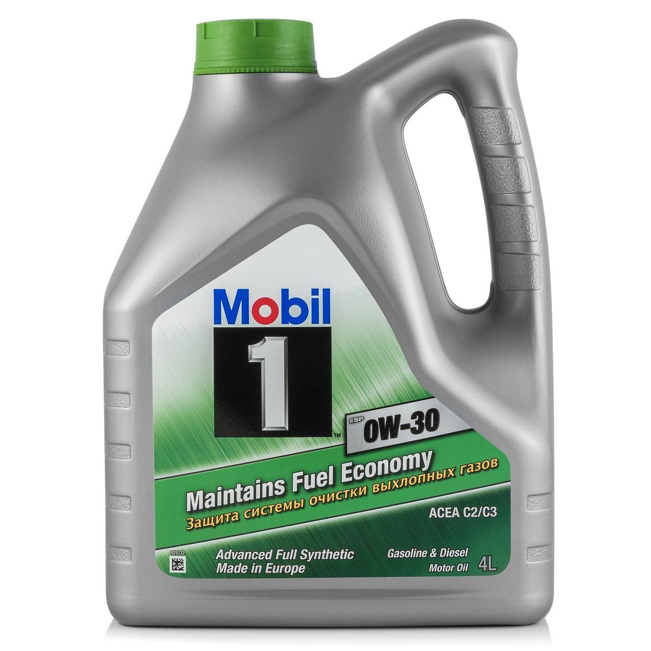 Олива моторна 1 ESP 0W-30 Mobil - 4 л