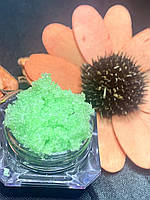 Парфюмированная соль для ванны зеленого цвета с ароматом GGG 1 кг.