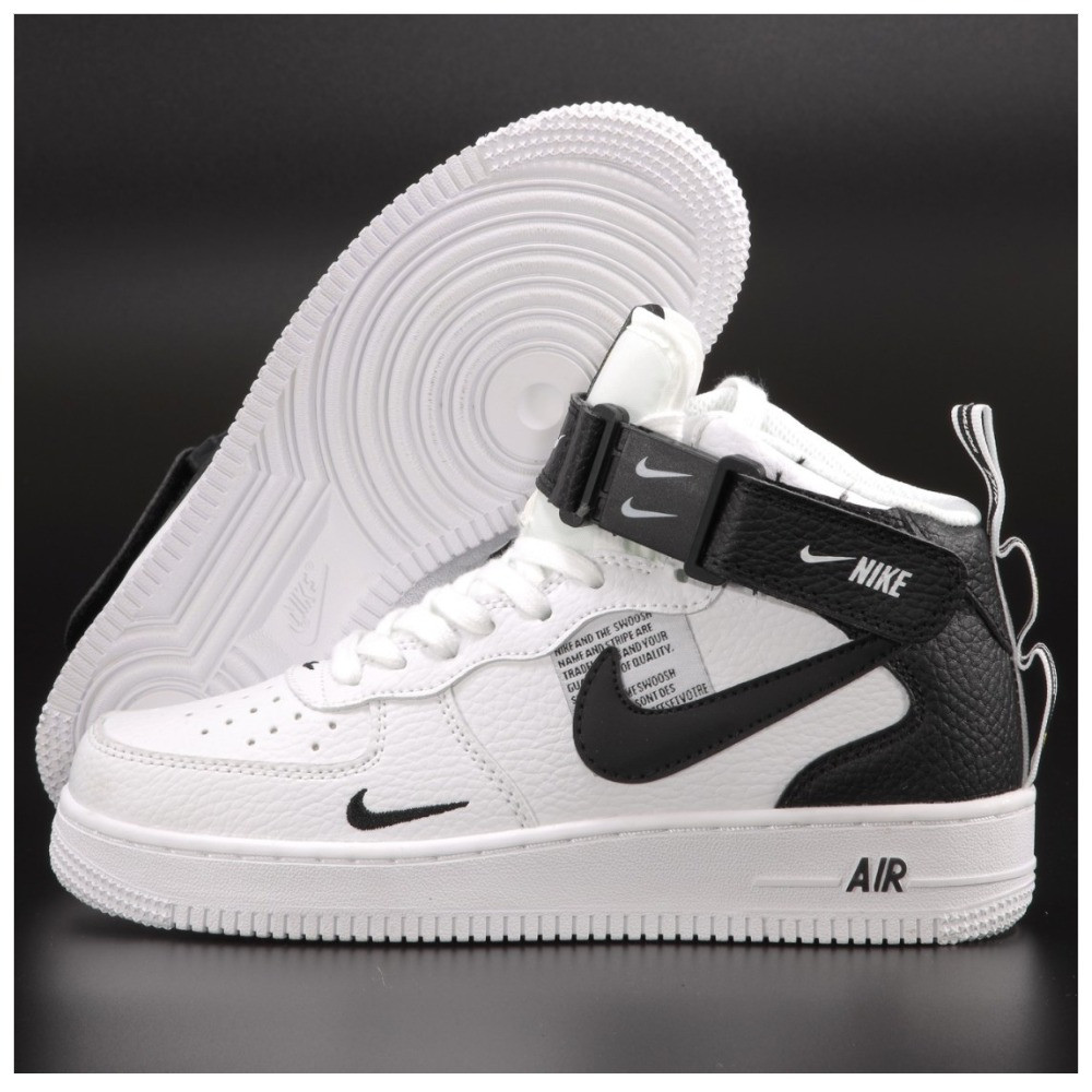 Nike air force 1 high utility white/black hot sale