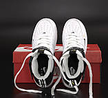 Чоловічі / жіночі кросівки Nike Air Force 1 Mid Utility White Black білі найк аір форс Nike Air Force 1 07 Lv8 Ultra High white, фото 7