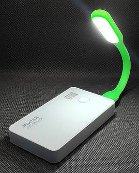 Ліхтарик USB гнучкий фіолетовий зелений