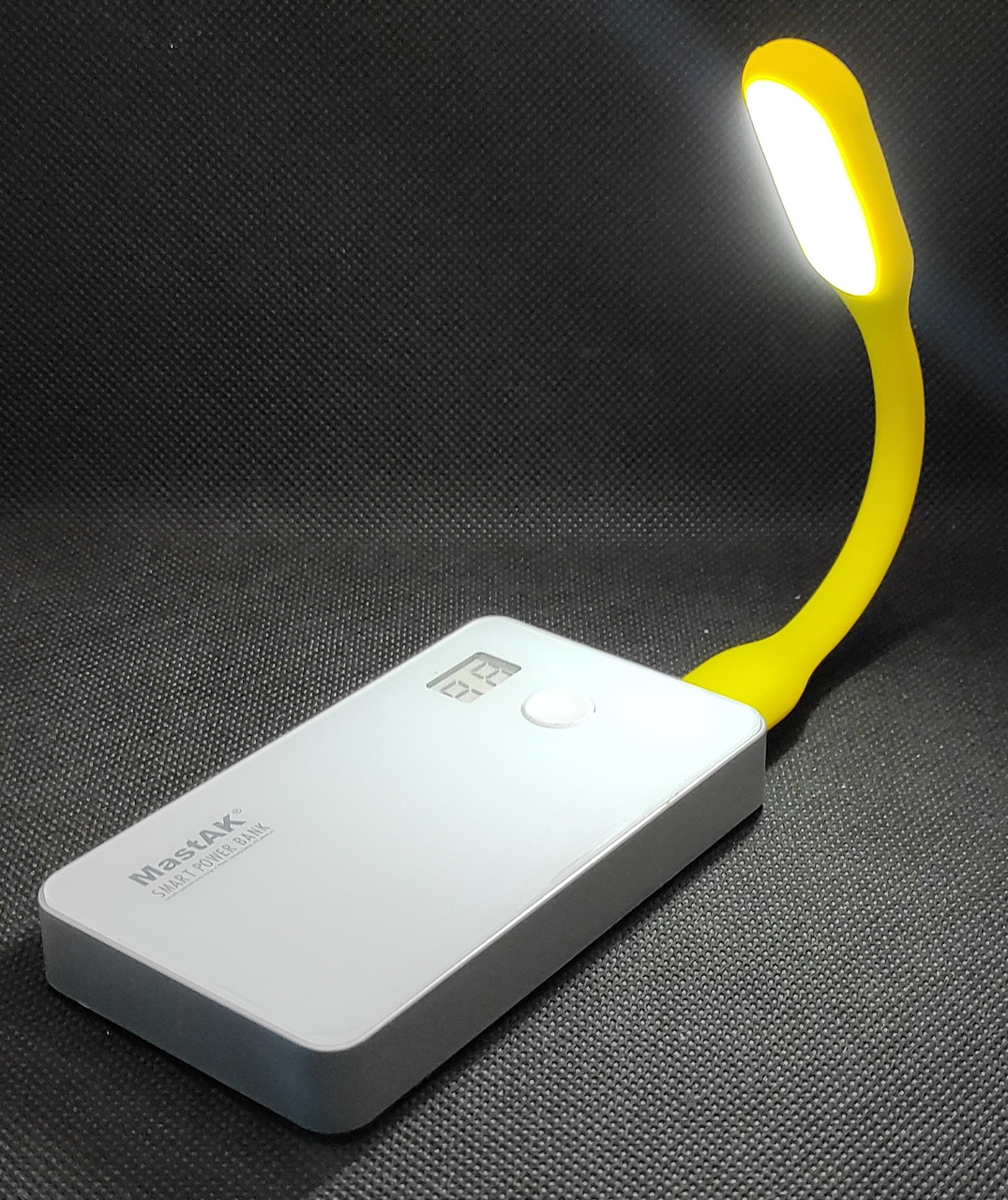 Ліхтарик USB гнучкий фіолетовий Жовтий