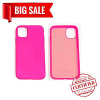 Силиконовый чехол защитный "Original Silicone Case" для Iphone 11 pink-neon