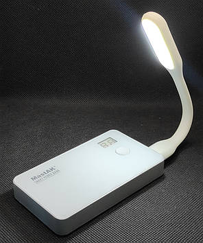 Ліхтарик USB гнучкий фіолетовий Білий