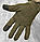 Рукавички Олива CAIMAN розмір XL із захистом кісточок, фото 7