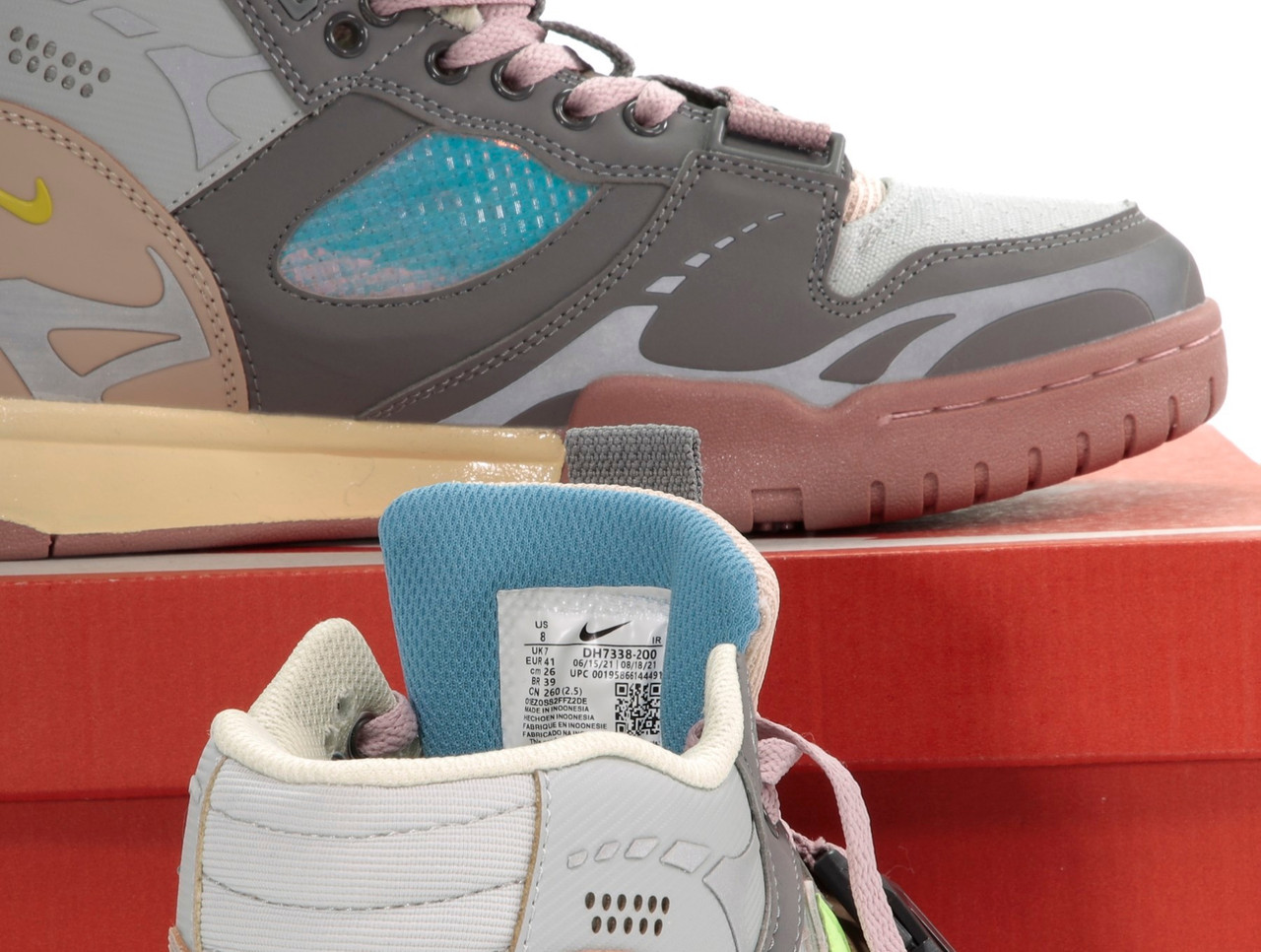 Nike Air Trainer 1 SP Utility Light Smoke Grey Honeydew Pink Reflective 1 bigl.ua