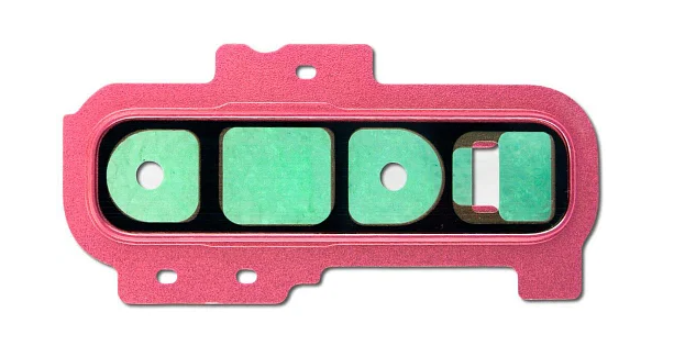 Скло камери для Samsung G975 Galaxy S10 Plus 2019 with frame Flamingo Pink, фото 1