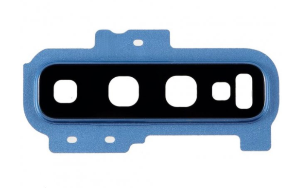 Скло камери (Camera glass) Samsung G975 Galaxy S10 Plus 2019 with frame Рrism Blue, фото 1