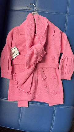Комплект Кофта Лосіни Шарфик (9-12м) (YOLA.BABY.SHOP), фото 1