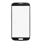 Скло дисплея для Samsung I9500 BLACK З СІТКОЮ