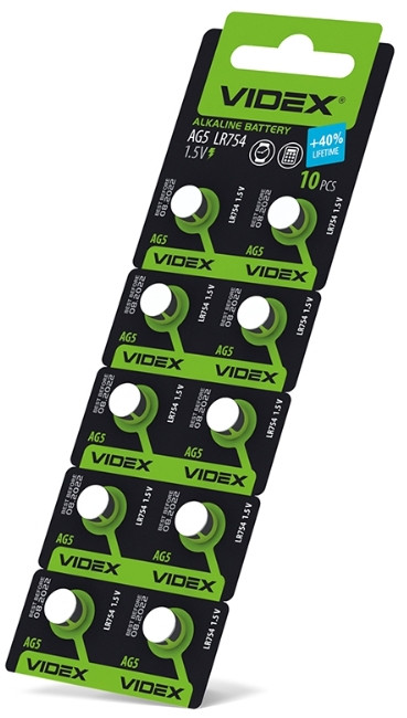 Батарейка "VIDEX" AG5 (1.5 V)